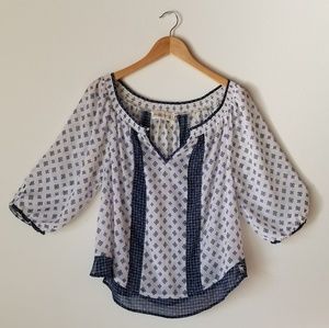 Boho patterned blouse